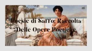 Poesie di Saffo: Raccolta Delle Opere Poetiche